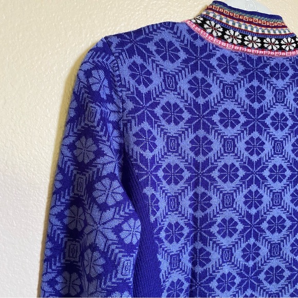 Icelandic Design Sweater Purple Full Zip - Picture 4 of 7